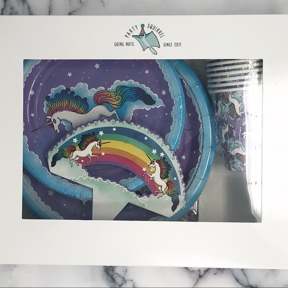 Unicorn Rainbow Birthday Party in a Box - Picture 2 of 2